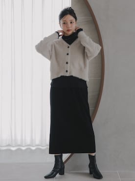 「nissen（ニッセン）のアイテム」を使った、nissen Petit Modelsさん（レディース・155cm）の秋コーディネート