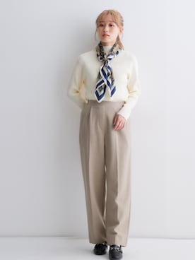 「nissen（ニッセン）のアイテム」を使った、nissen Petit Modelsさん（レディース・149cm）の秋コーディネート