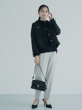 「nissen（ニッセン）のアイテム」を使った、nissen Petit Modelsさん（レディース・153cm）の冬コーディネート