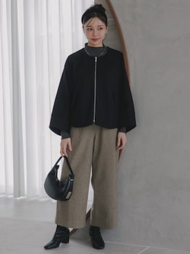 「nissen（ニッセン）のアイテム」を使った、nissen Petit Modelsさん（レディース・155cm）の秋コーディネート