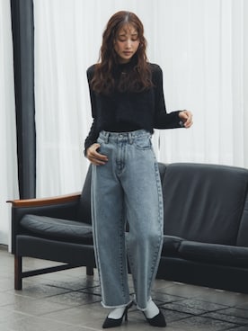 「nissen（ニッセン）のアイテム」を使った、nissen Petit Modelsさん（レディース・153cm）の秋コーディネート