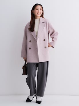 「nissen（ニッセン）のアイテム」を使った、nissen Petit Modelsさん（レディース・153cm）の秋コーディネート