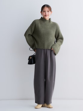 「nissen（ニッセン）のアイテム」を使った、nissen Petit Modelsさん（レディース・153cm）の秋コーディネート