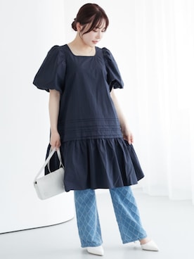 nissen Petit Modelsさん（レディース・147cm）の夏コーディネート