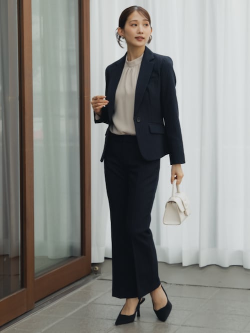 レディーススーツジャケット3点セット 小さいサイズ 【レディーススーツ】3点セットスーツ（ジャケット