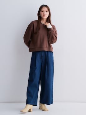 「nissen（ニッセン）のアイテム」を使った、nissen Petit Modelsさん（レディース・153cm）の秋コーディネート