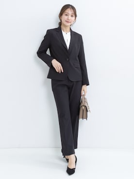 「アイテム（スーツセット）」を使った、nissen Petit Modelsさん（レディース・153cm）の秋コーディネート