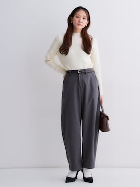 「nissen（ニッセン）のアイテム」を使った、nissen Petit Modelsさん（レディース・153cm）の秋コーディネート