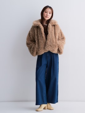 「nissen（ニッセン）のアイテム」を使った、nissen Petit Modelsさん（レディース・153cm）の秋コーディネート