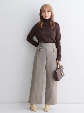 「nissen（ニッセン）のアイテム」を使った、nissen Petit Modelsさん（レディース・149cm）の秋コーディネート