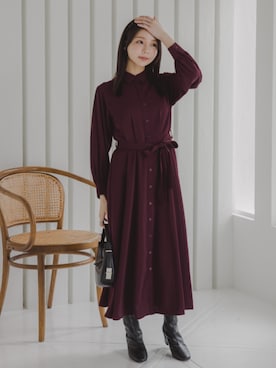 「Petitjo（プッチージョ）のアイテム」を使った、nissen Petit Modelsさん（レディース・155cm）の秋コーディネート