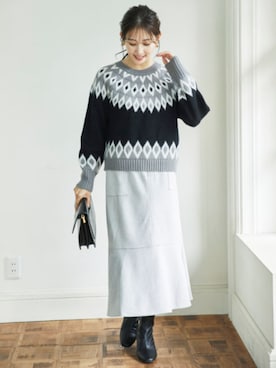 nissen Petit Modelsさん（レディース・153cm）の秋コーディネート