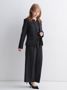 「アイテム（スーツセット）」を使った、nissen Petit Modelsさん（レディース・149cm）の秋コーディネート