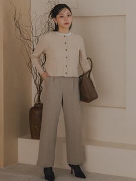 「nissen（ニッセン）のアイテム」を使った、nissen Petit Modelsさん（レディース・155cm）の秋コーディネート