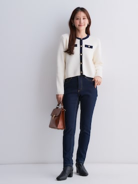 「nissen（ニッセン）のアイテム」を使った、nissen Petit Modelsさん（レディース・153cm）の秋コーディネート