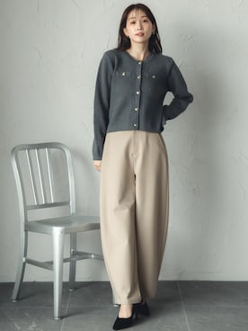 「nissen（ニッセン）のアイテム」を使った、nissen Petit Modelsさん（レディース・153cm）の秋コーディネート