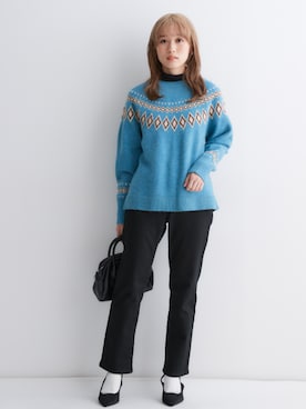 「nissen（ニッセン）のアイテム」を使った、nissen Petit Modelsさん（レディース・149cm）の秋コーディネート