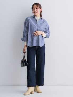 「nissen（ニッセン）のアイテム」を使った、nissen Petit Modelsさん（レディース・153cm）の秋コーディネート