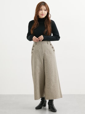 「レギュラー」｜「アイテム（ブーツ）」を使った、nissen Petit Modelsさん（レディース・150cm）の秋コーディネート
