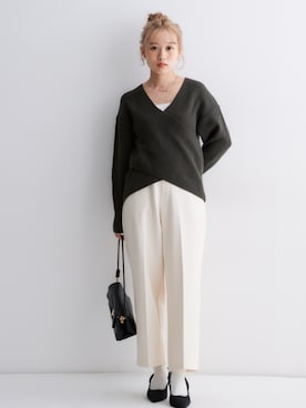 「nissen（ニッセン）のアイテム」を使った、nissen Petit Modelsさん（レディース・149cm）の秋コーディネート