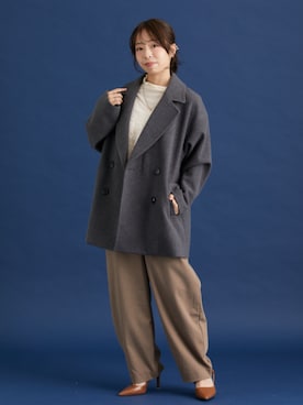 「nissen（ニッセン）のアイテム」を使った、nissen Petit Modelsさん（レディース・148cm）の秋コーディネート