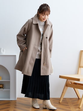 nissen Petit Modelsさん（レディース・152cm）の冬コーディネート