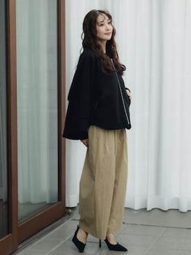 「nissen（ニッセン）のアイテム」を使った、nissen Petit Modelsさん（レディース・153cm）の秋コーディネート