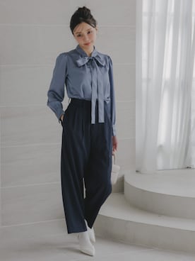 nissen Petit Modelsさん（レディース・155cm）の秋コーディネート