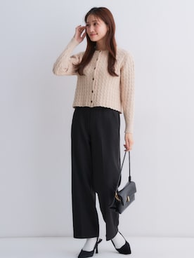 「nissen（ニッセン）のアイテム」を使った、nissen Petit Modelsさん（レディース・153cm）の秋コーディネート