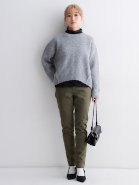 「nissen（ニッセン）のアイテム」を使った、nissen Petit Modelsさん（レディース・149cm）の秋コーディネート