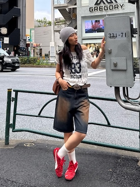 niinainさん（レディース・160cm）の夏コーディネート