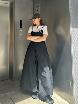 「Six M（シックスエム）のアイテム」を使った、niinainさん（レディース・160cm）の春コーディネート