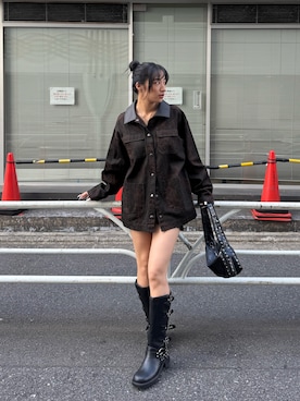 「アイテム（ジャケット/アウター）」を使った、niinainさん（レディース・160cm）の秋コーディネート