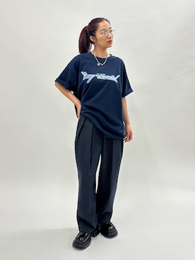 niinainさん(レディース・160cm)の夏コーディネート