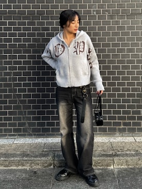 niinainさん(レディース・160cm)の冬コーディネート