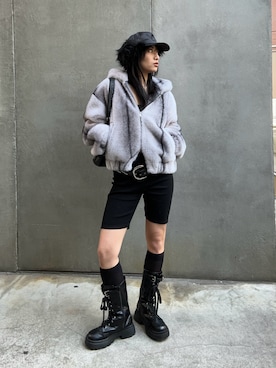 niinainさん（レディース・160cm）の冬コーディネート