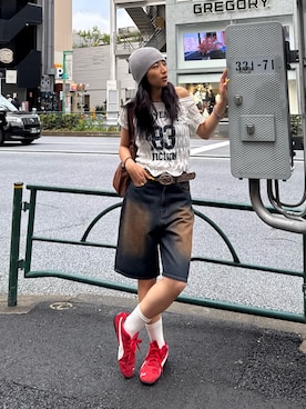 niinainさん（レディース・160cm）の夏コーディネート