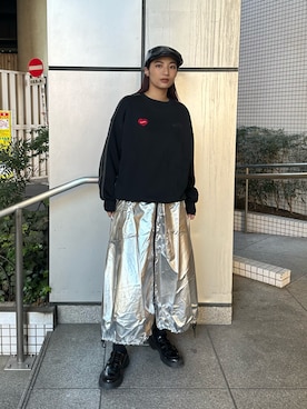 niinainさん（レディース・160cm）の冬コーディネート