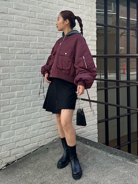 niinainさん（レディース・160cm）の秋コーディネート