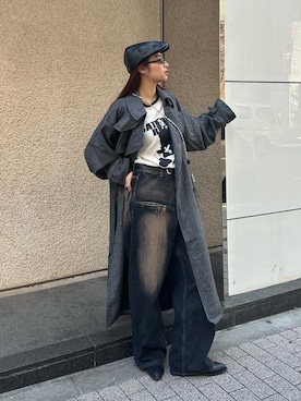 niinainさん（レディース・160cm）の冬コーディネート