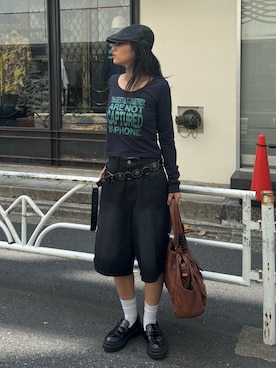 「アイテム（パンツ）」を使った、niinainさん（レディース・160cm）の秋コーディネート