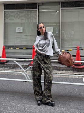 「スウェットコーデ」｜niinainさん（レディース・160cm）の秋コーディネート