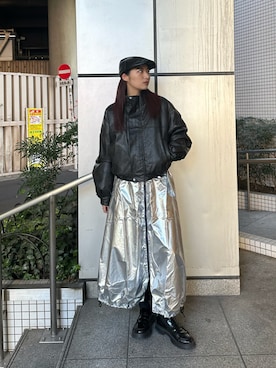 niinainさん（レディース・160cm）の冬コーディネート