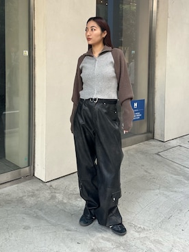 niinainさん（レディース・160cm）の冬コーディネート