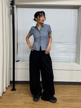 「韓国」｜niinainさん（レディース・160cm）の夏コーディネート