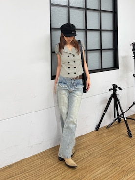 niinainさん（レディース・160cm）の夏コーディネート