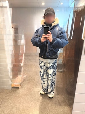 「HED MAYNER（ヘドメイナー）のアイテム」を使った、mitsu2121さん（メンズ・172cm）の冬コーディネート