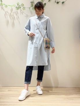 「アーノルドパーマー」｜「アイテム（ワンピース/ドレス）」を使った、アーノルドパーマー@イオンモール東員店さん（レディース・155cm）の秋コーディネート