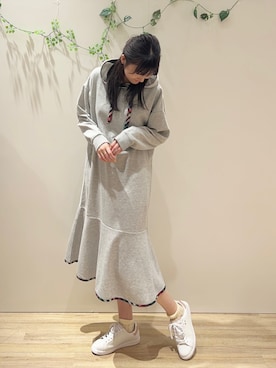 「アーノルドパーマー」｜「アイテム（ワンピース/ドレス）」を使った、アーノルドパーマー@イオンモール東員店さん（レディース・164cm）の秋コーディネート
