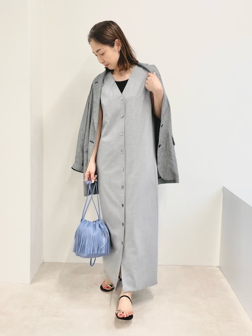 セール】五明祐子さん着用 ◇【WEB限定】POLY・LINEN マニッシュ